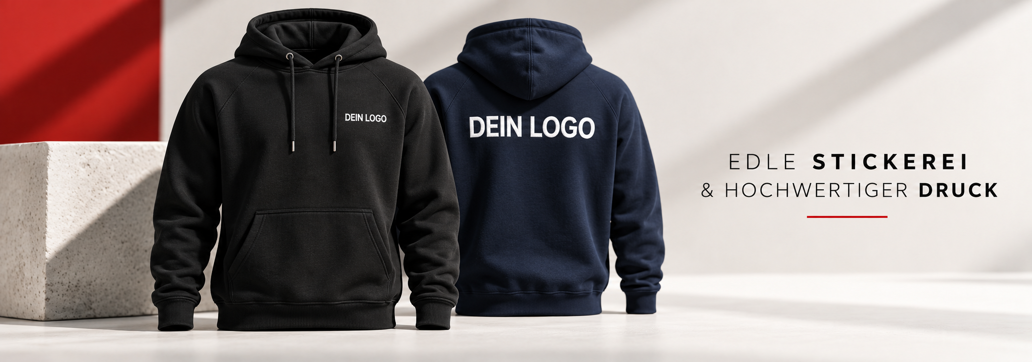 Hoodies mit Logo