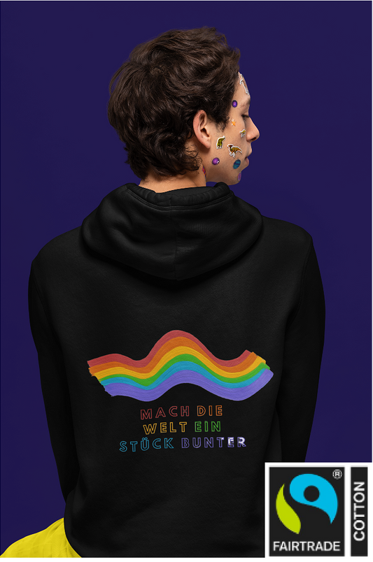 KJO Hoodie mit dem Regenbogen Herren ÖKO