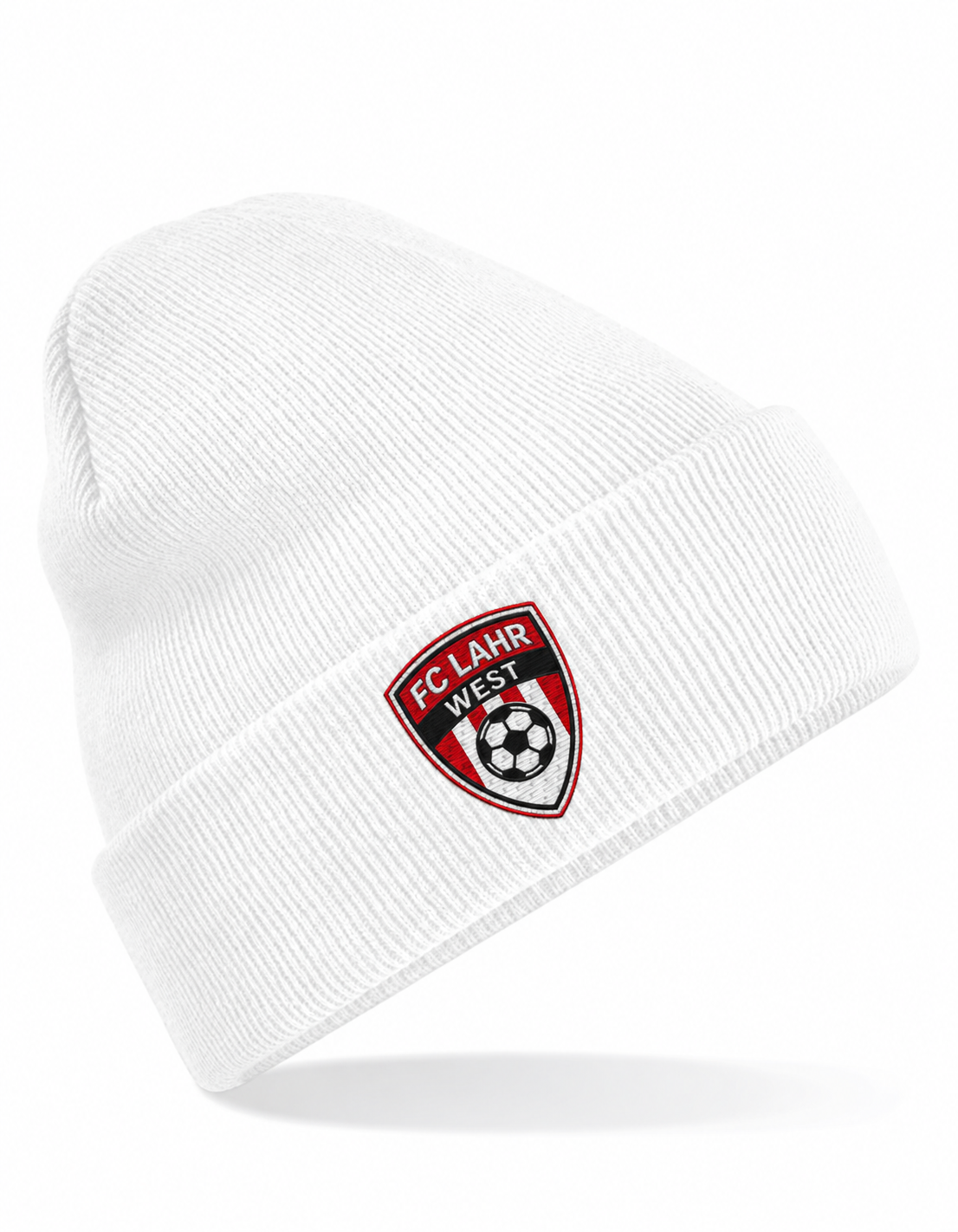 FC Lahr West Mütze White mit Vereinswappen in Stickoptik