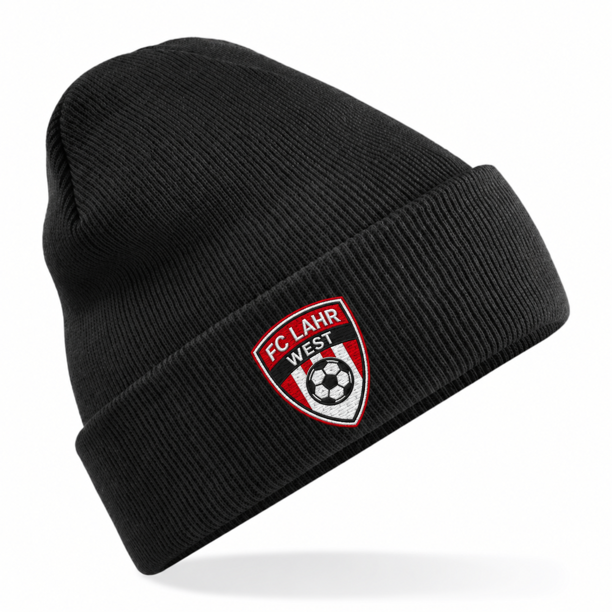 FC Lahr West Kindermütze Black mit Vereinswappen in Stickoptik
