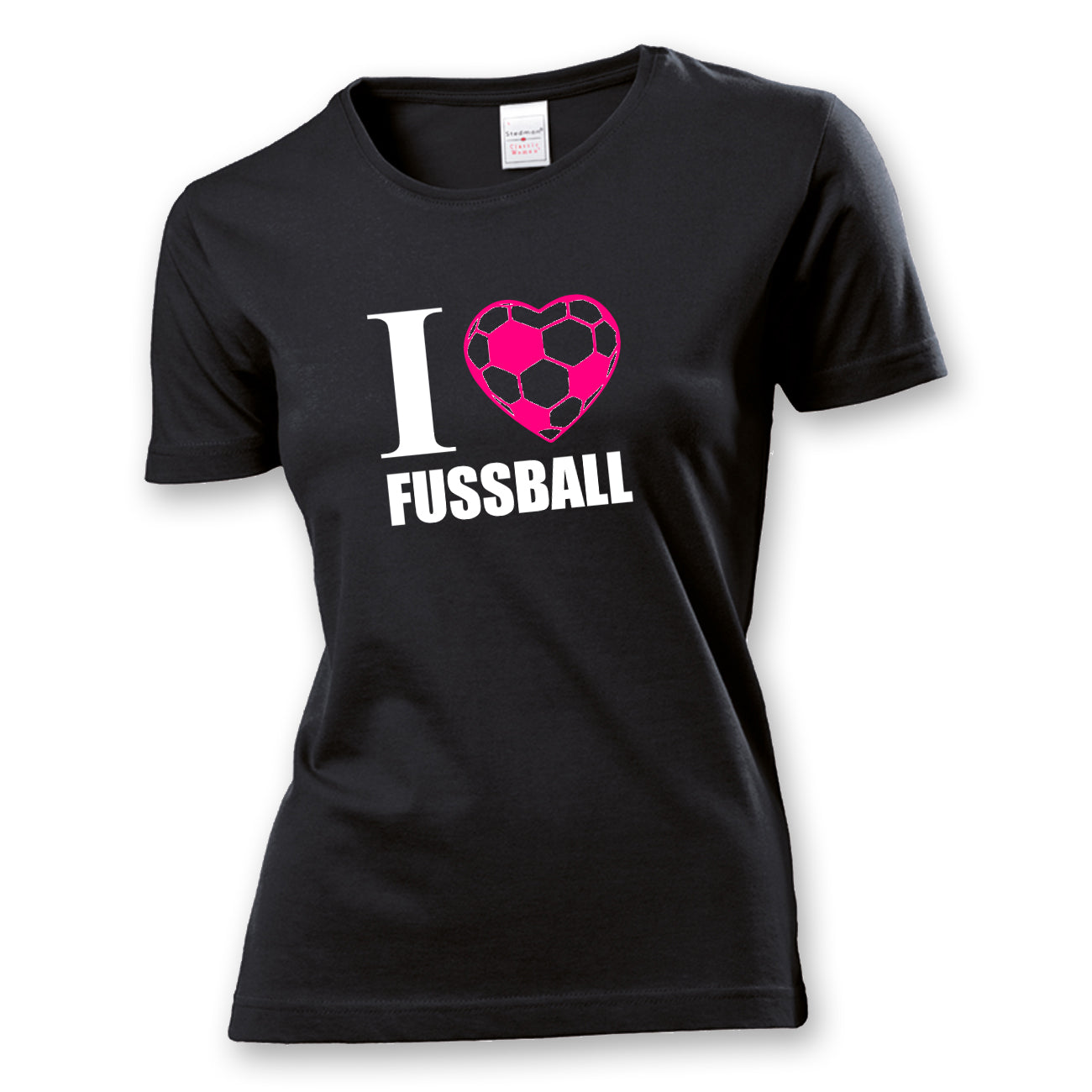 I ♥ Fußball (pink) Frauen