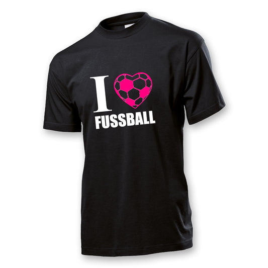 I ♥ Fußball (pink) Kinder