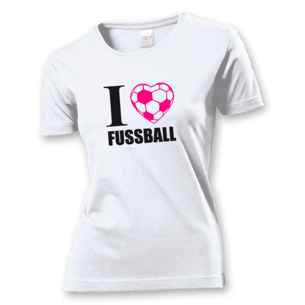 I ♥ Fußball (pink) Frauen