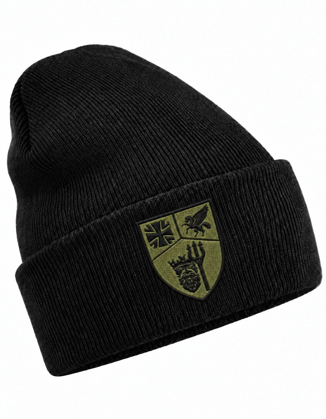 Kompanie 2-LogBtl 161 Black – Wappen 5 Grad im Uhrzeigersinn gedreht