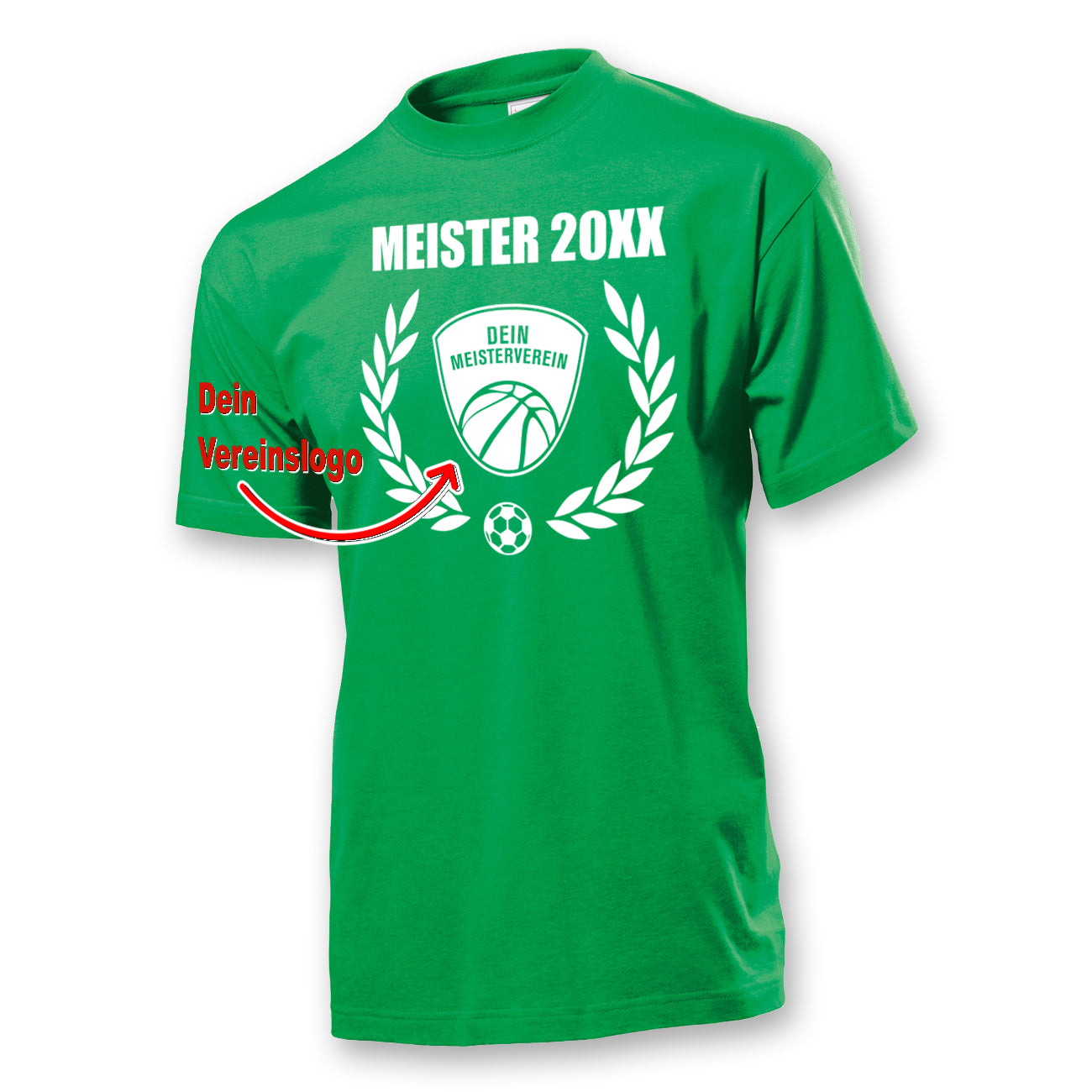 Lorbeerkranz und Dein Vereinsemblem Männer