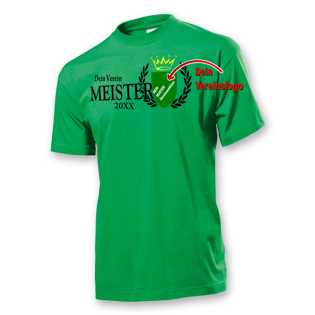 Meistershirt mit Kranz und Krone Männer