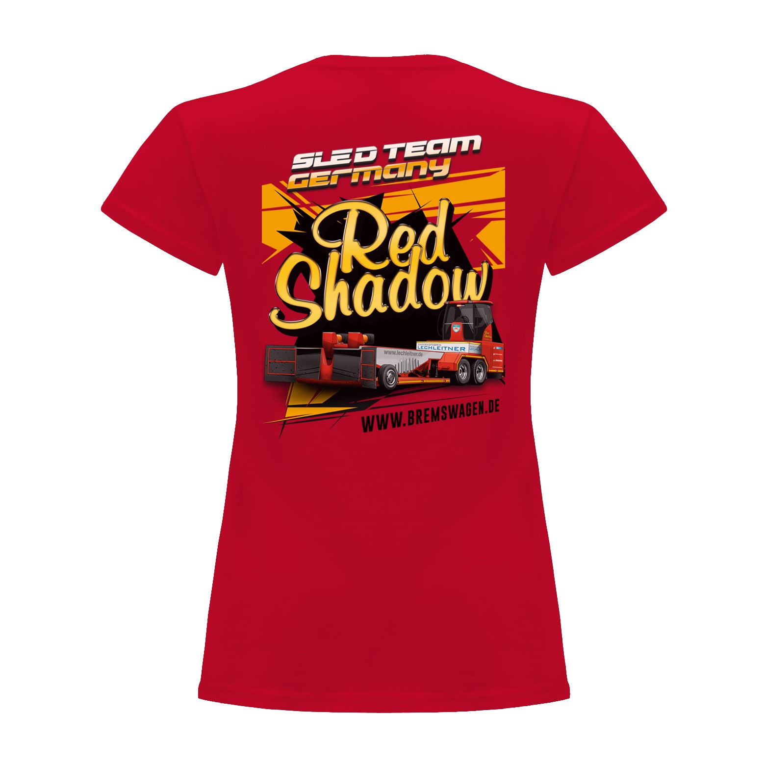Fan T-Shirt Frauen Red Shadow