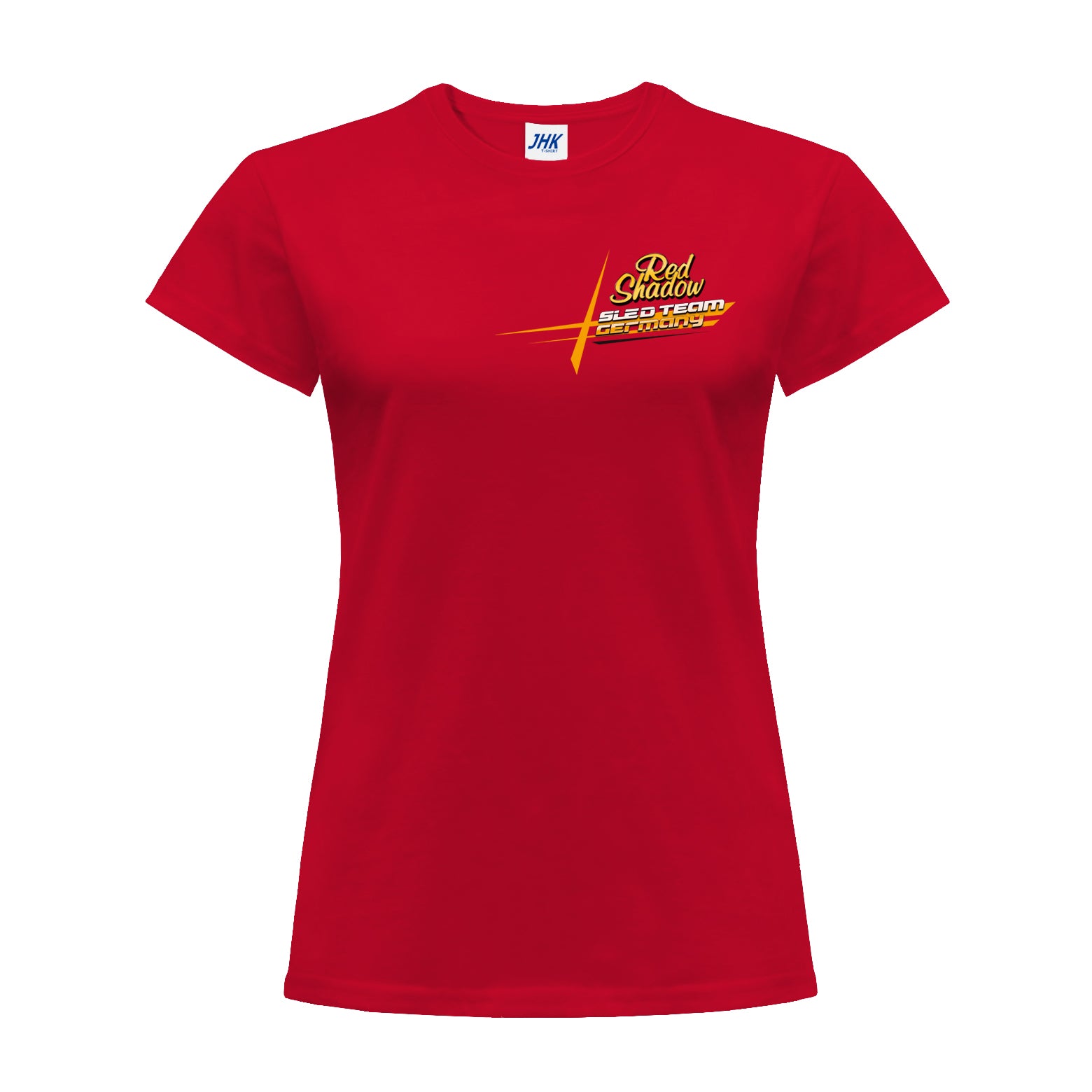 Fan T-Shirt Frauen Red Shadow