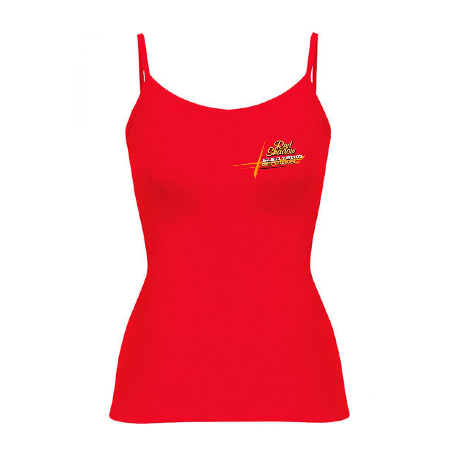 Fan Top Frauen Red Shadow