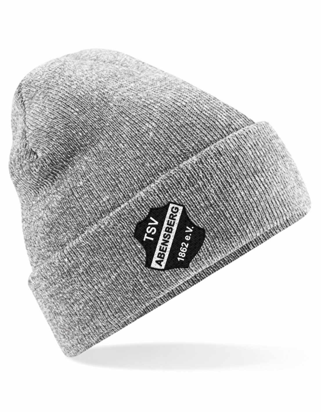 TSV Abensberg Mütze Heather Grey mit Vereinswappen in Stickoptik