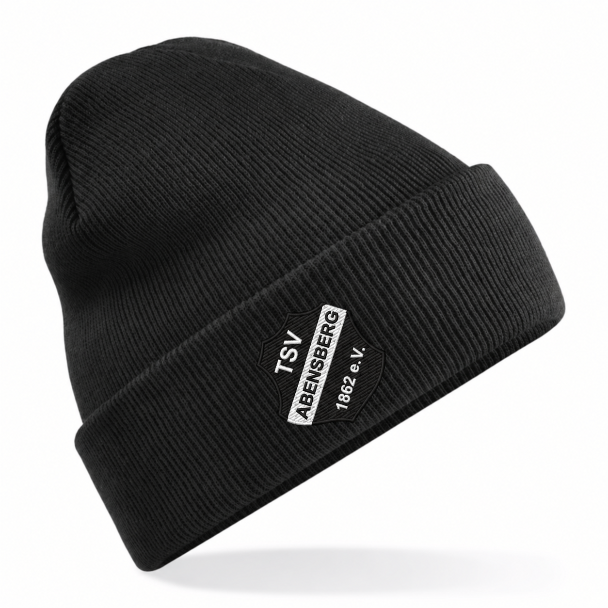 TSV Abensberg Kindermütze Black mit Vereinswappen in Stickoptik