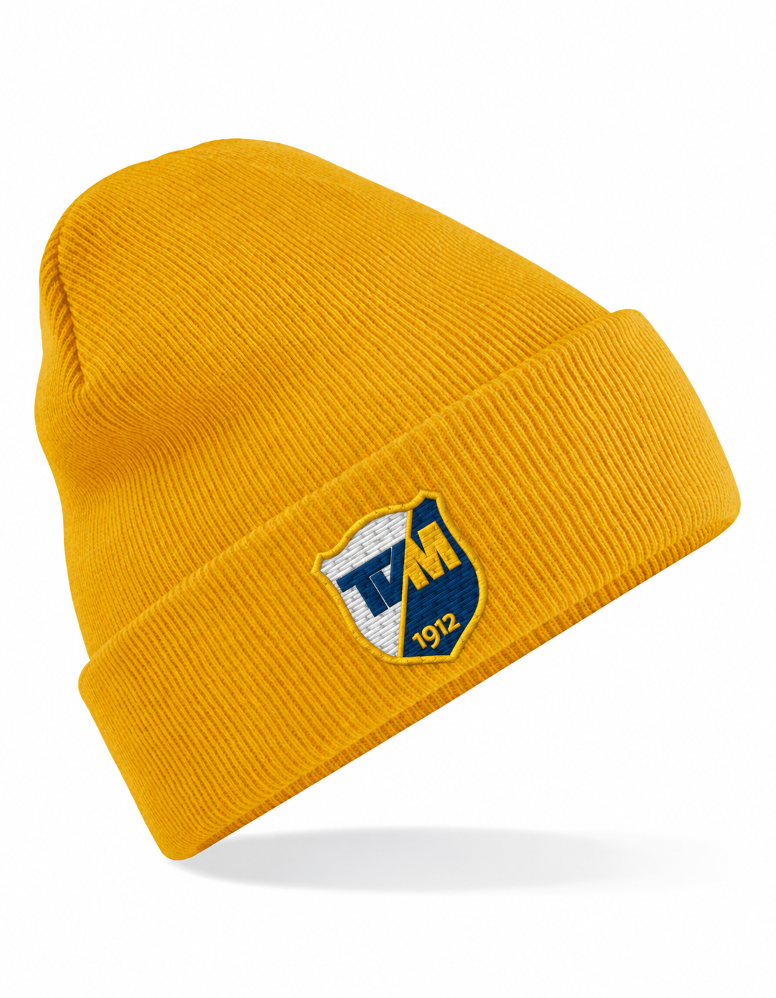TV Meppen Mütze Mustard mit Vereinswappen in Stickoptik