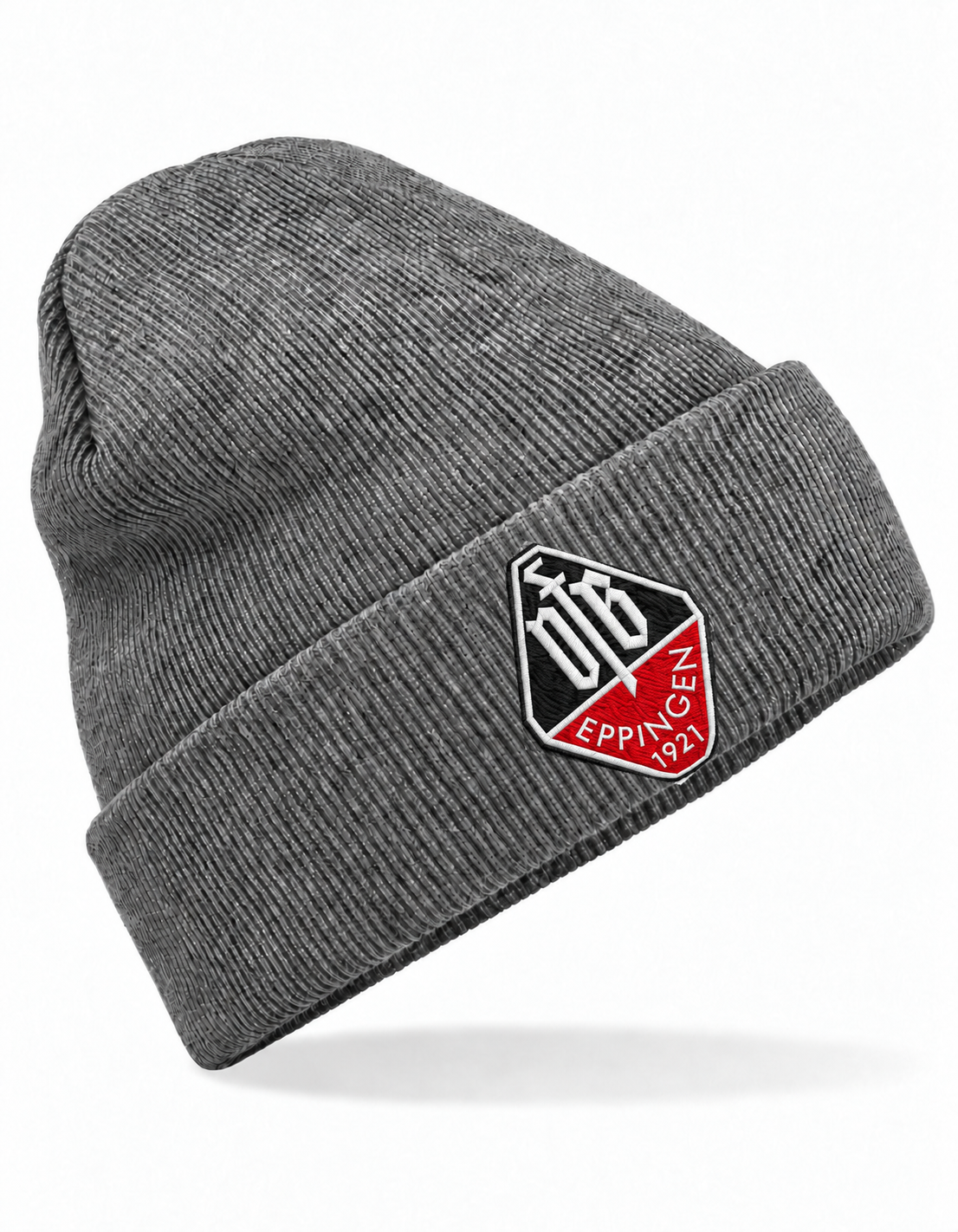 VfB Eppingen Erwachsene Heather-Grey mit Wappen in Stickoptik