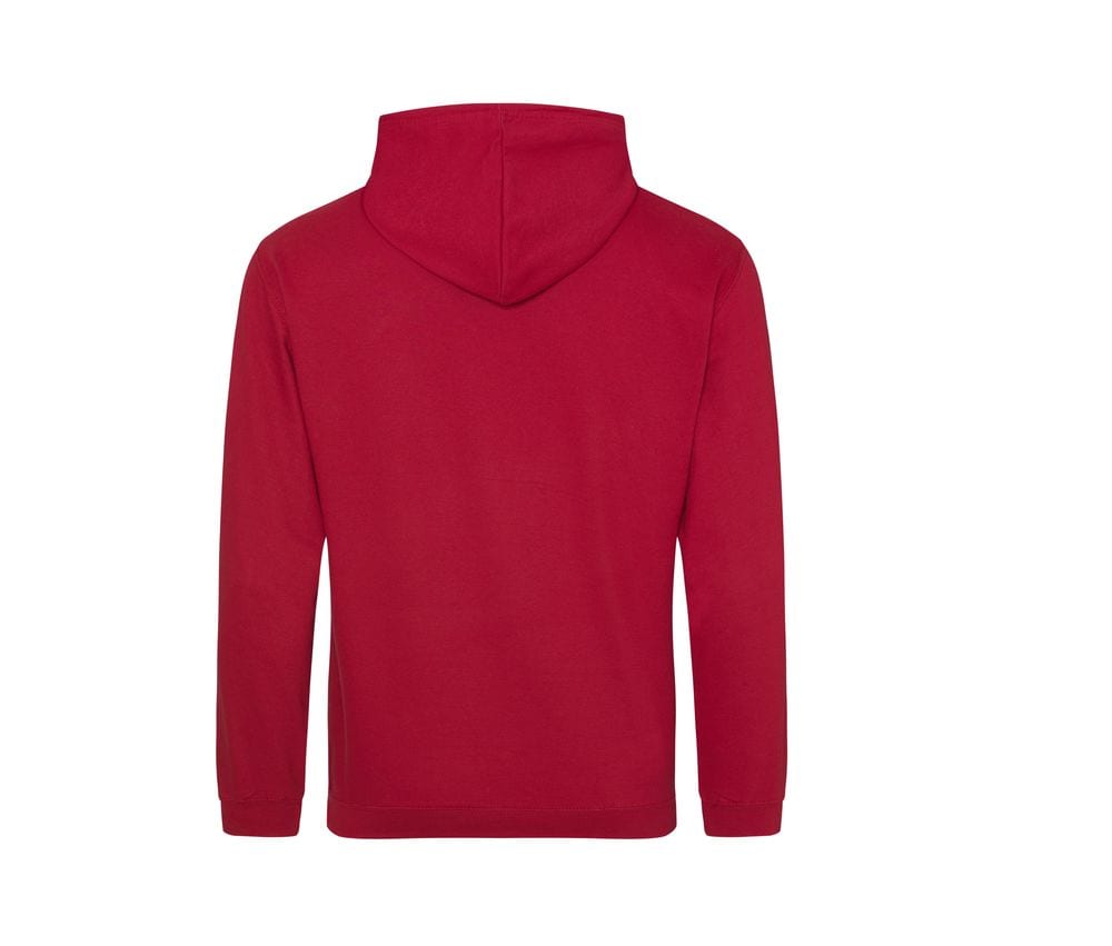Basichoodie JH001 – Fire Red – Rückseite
