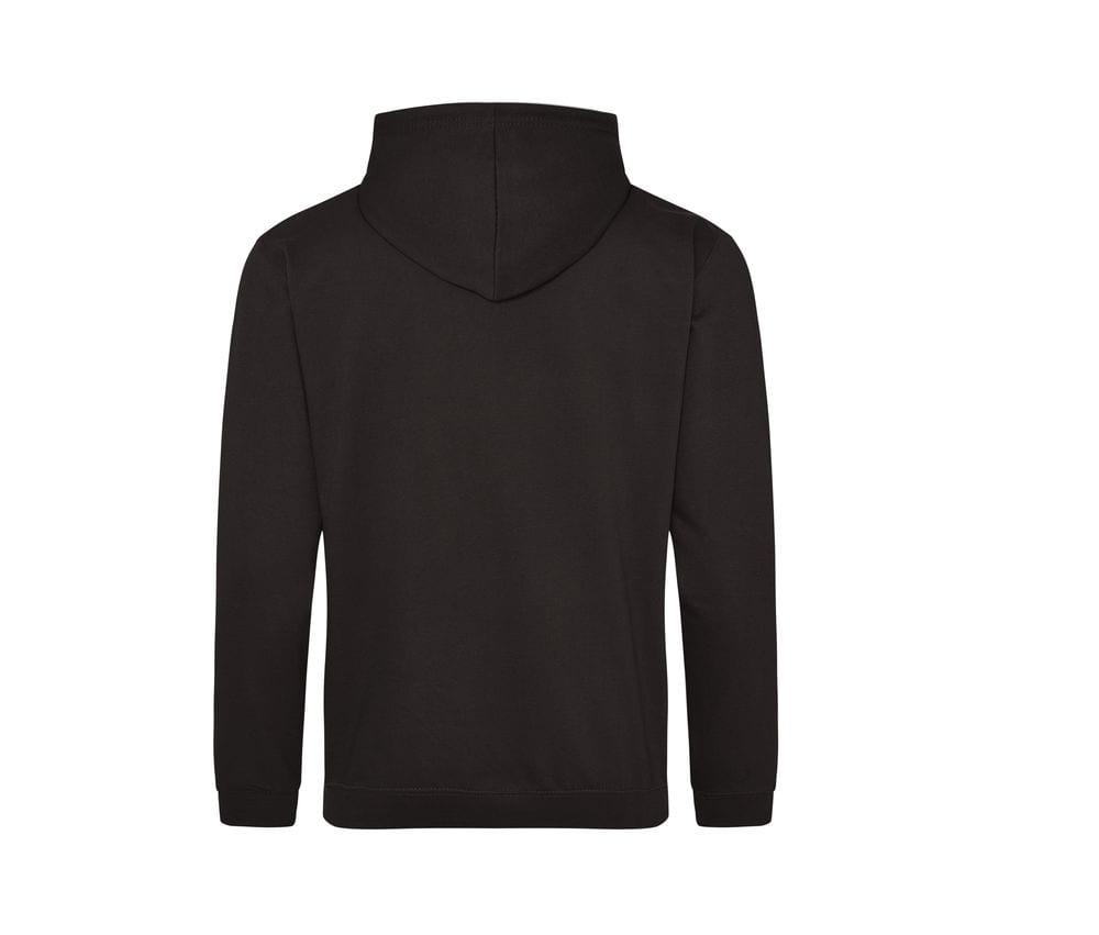 Basichoodie JH001 – Jet Black – Rückseite