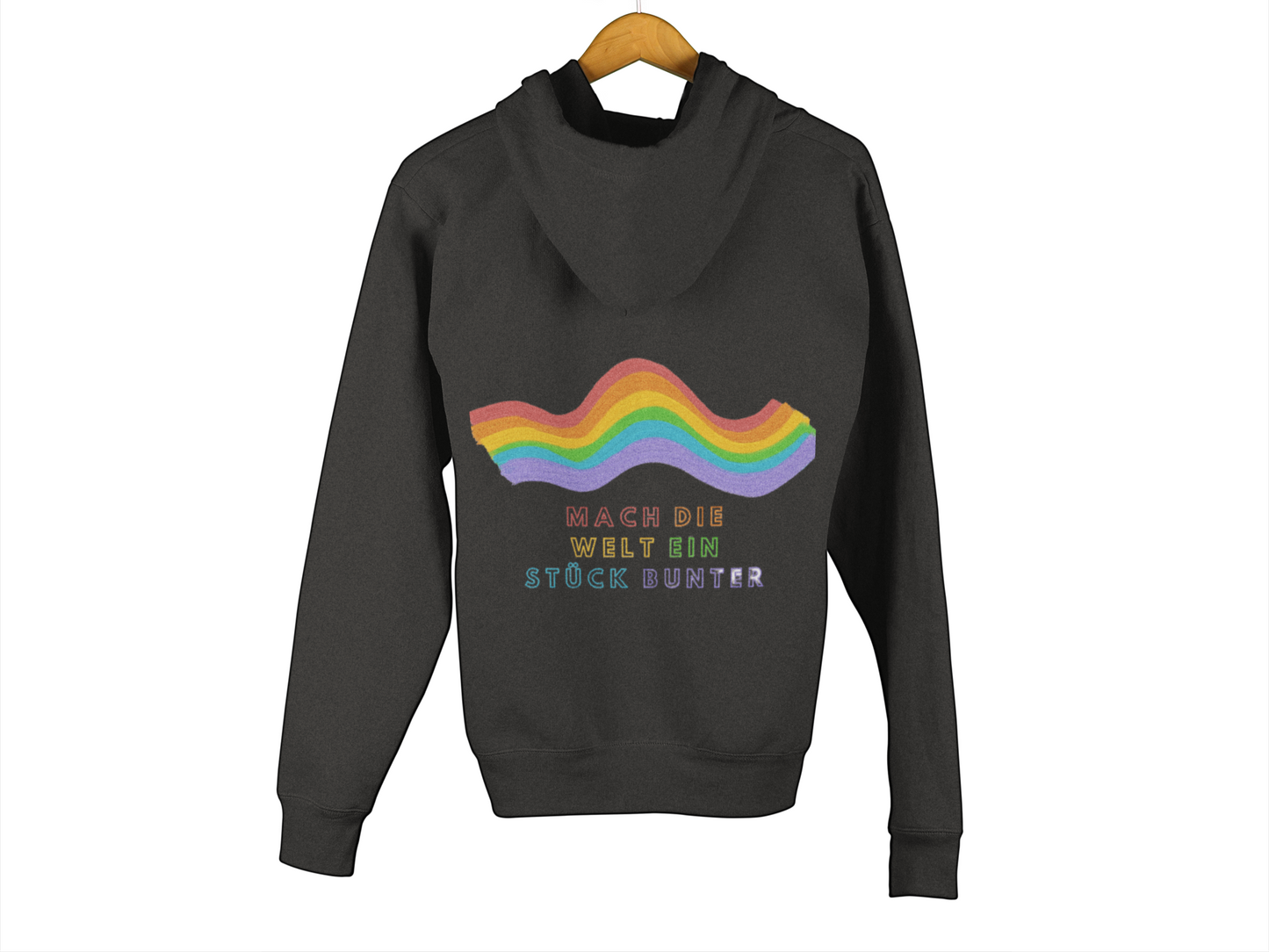 KJO Zip Hoodie mit dem Regenbogen