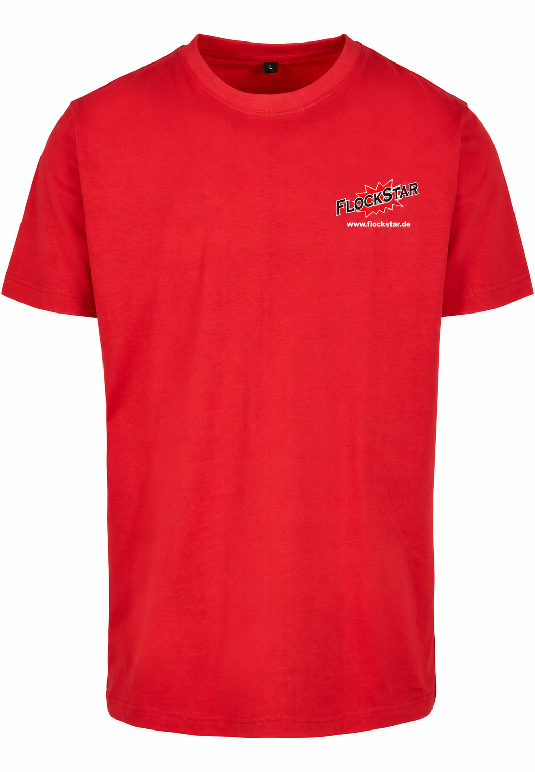 FlockStar BY004 City Red – Vorderseite mit Logostickerei