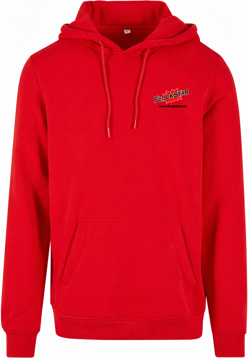 FlockStar BY011 City Red – Vorderseite mit Logostickerei