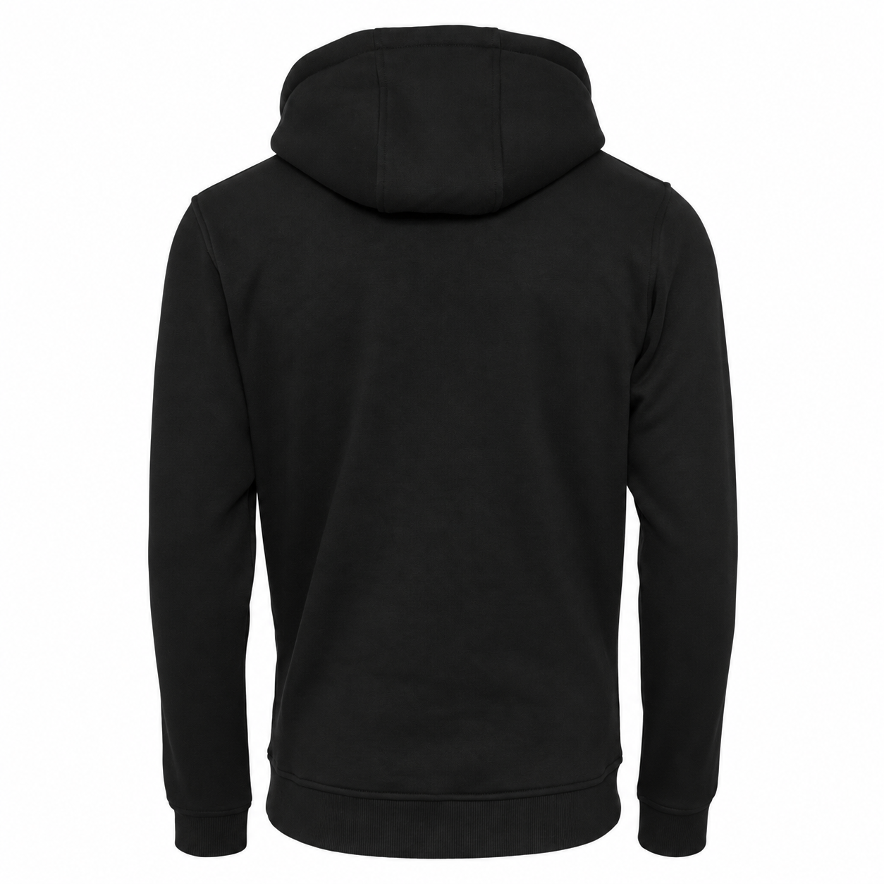 Premiumhoody Kompanie LogBtl 161 – Black – Rückseite ohne Veredelung