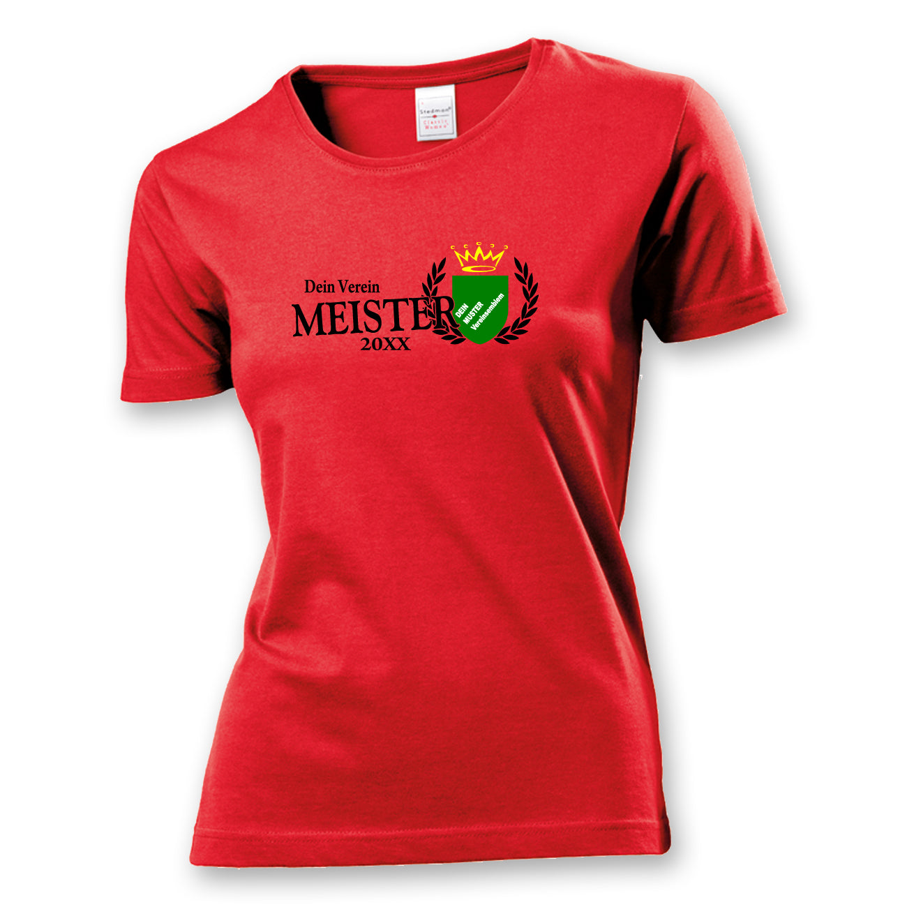 Meistershirt mit Kranz und Krone Frauen