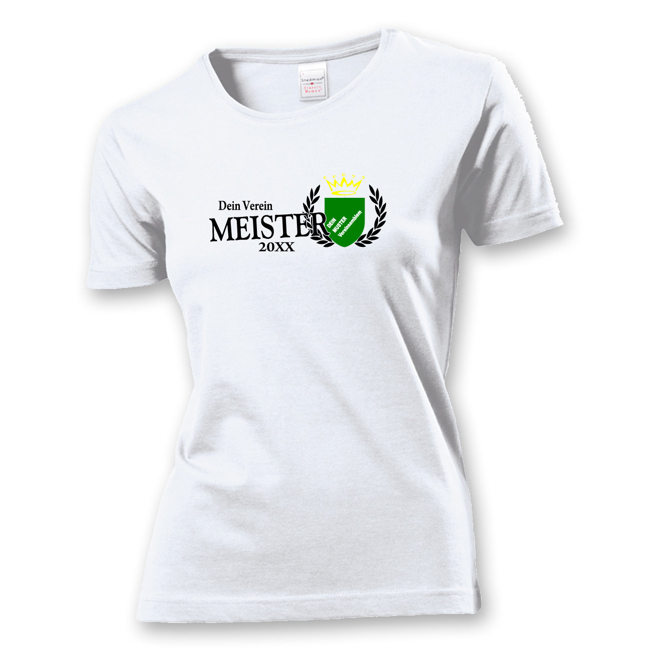 Meistershirt mit Kranz und Krone Frauen