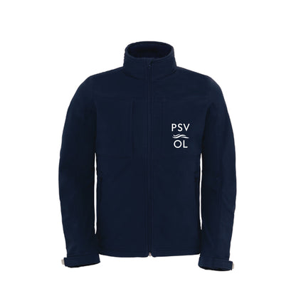 PSV Softshelljacke Herren mit abnehmbarer Kapuze