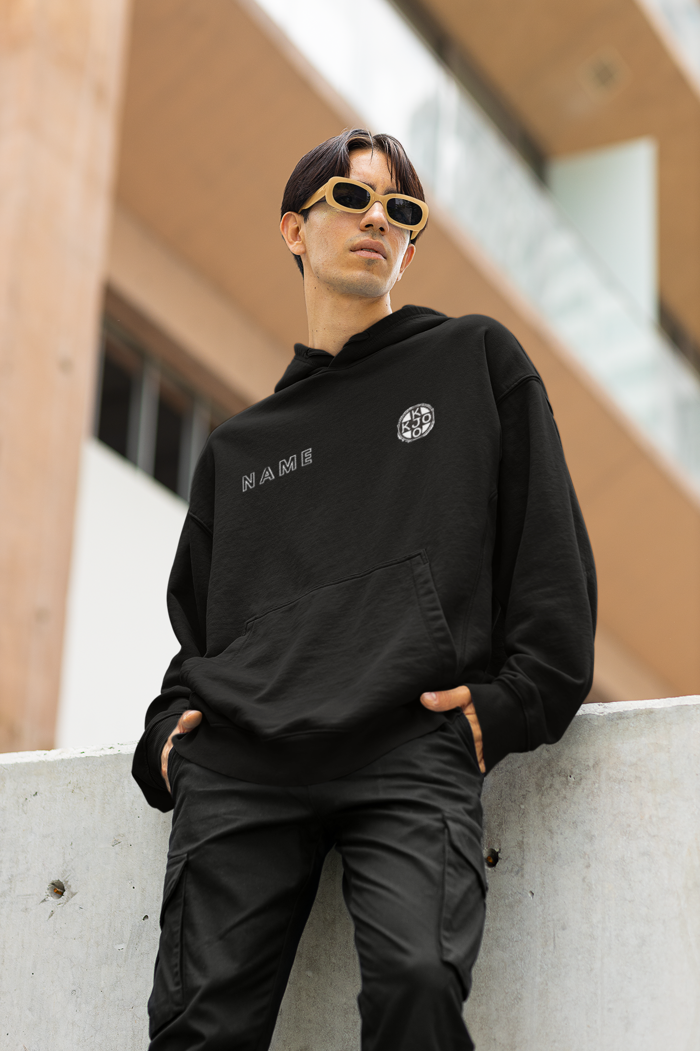 KJO Hoodie mit dem Regenbogen Herren