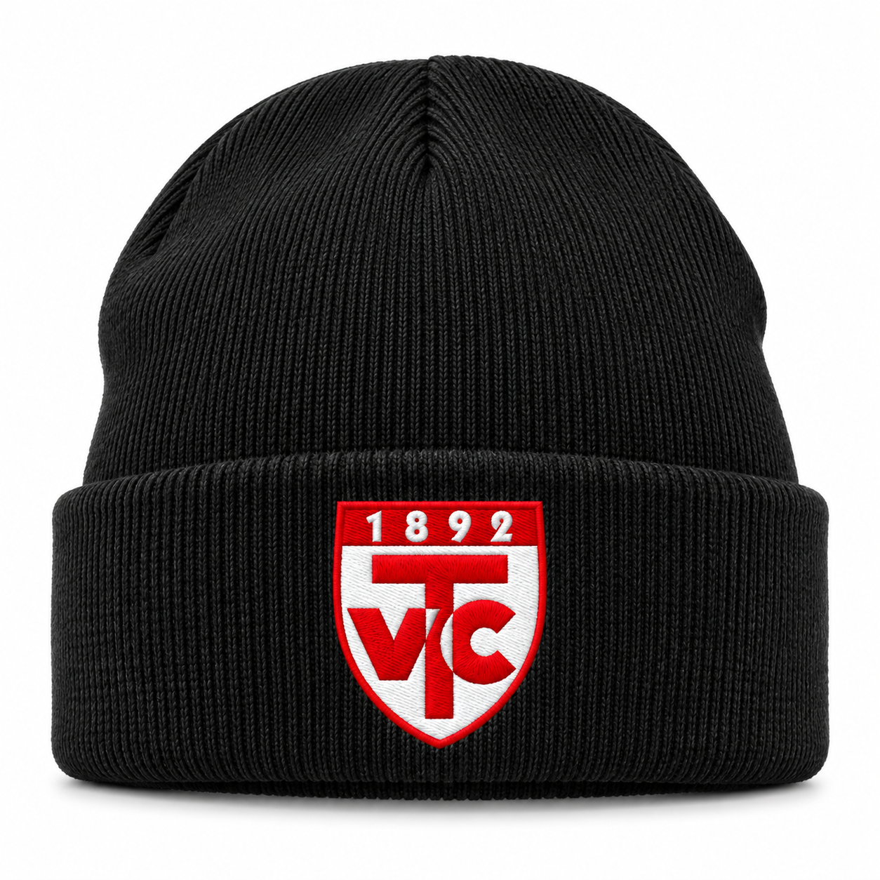 TV Cloppenburg Mütze in Black mit Logostickerei – digitale Vorschau