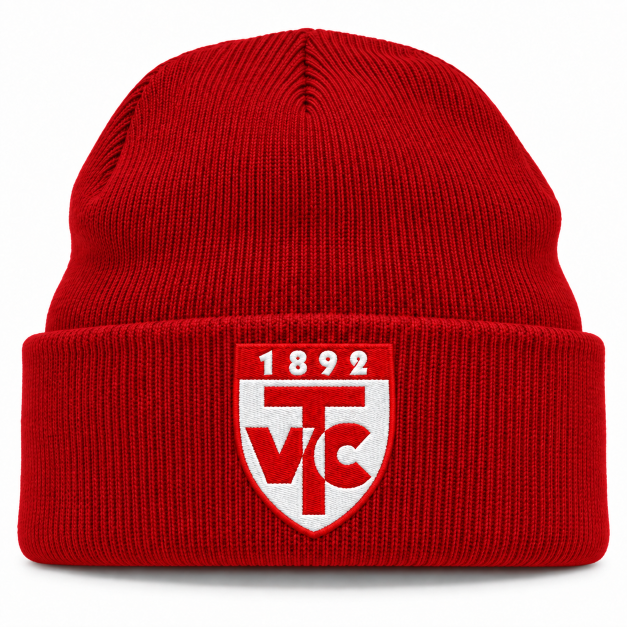 TV Cloppenburg Mütze in Classic Red mit Logostickerei – digitale Vorschau