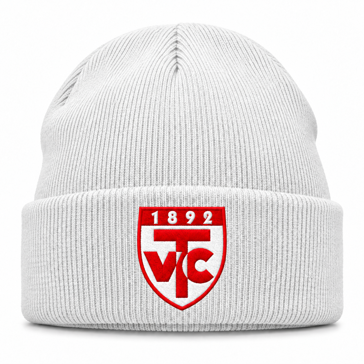 TV Cloppenburg Mütze in White mit Logostickerei – digitale Vorschau